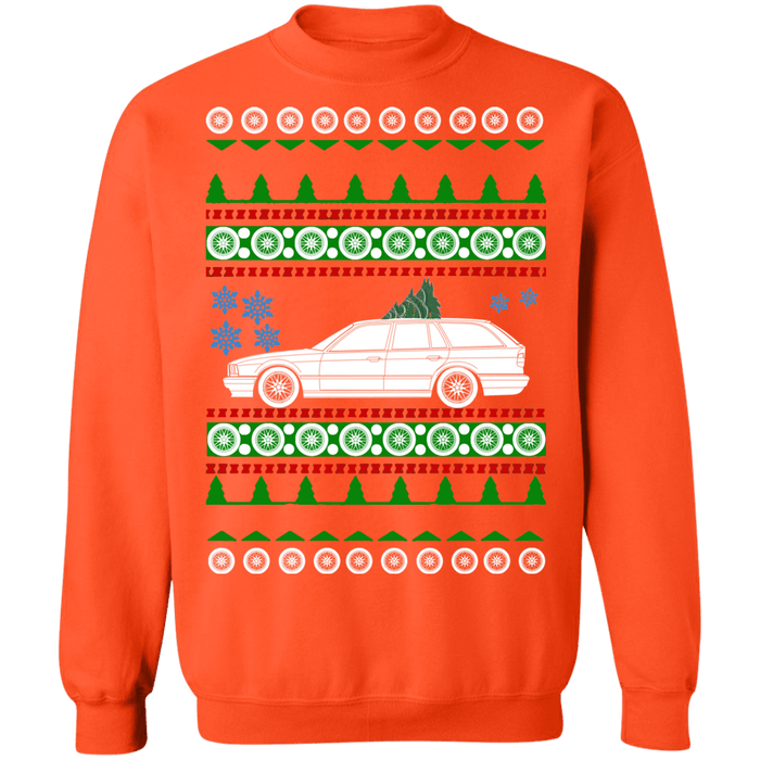 German Car like a 540 Wagon E39 Ugly Christmas Sweater Sweatshirt