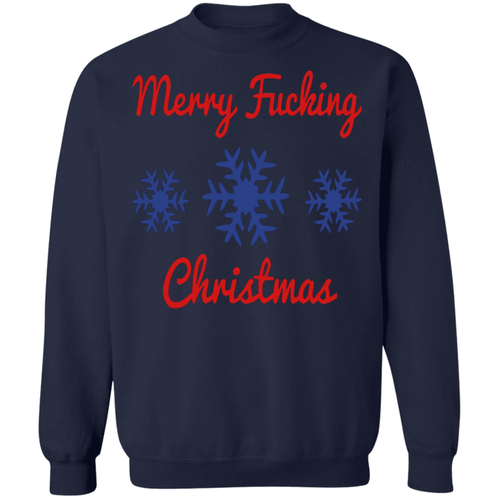 Merry Fucking Christmas Ugly Holiday Sweater sweatshirt