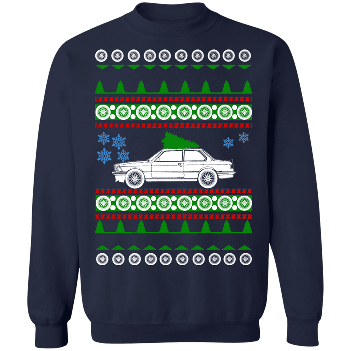 German Car Ugly Christmas Sweater BMW E21 sweatshirt