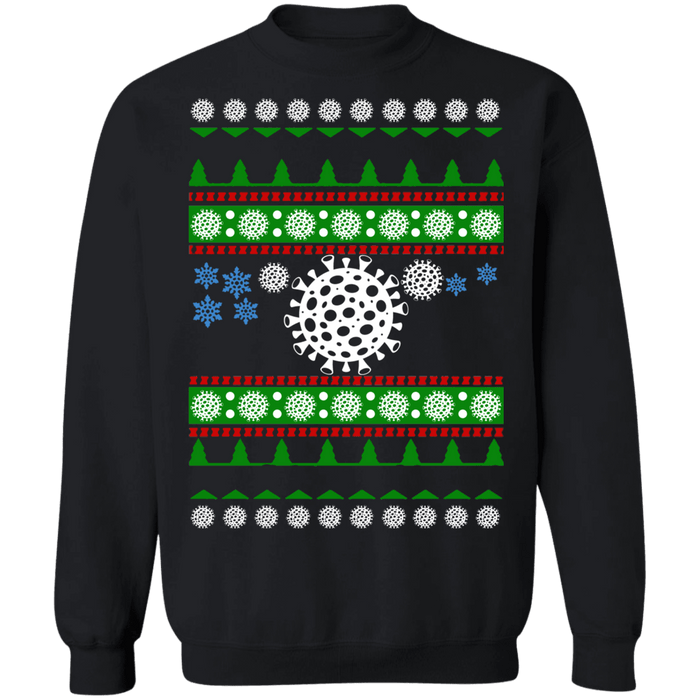 Coronavirus COVID-19 Ugly Christmas Sweater Sweatshirt