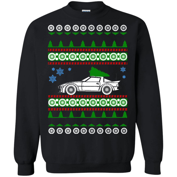 Mazda RX7 Ugly Christmas Sweater Gen 1 sweatshirt