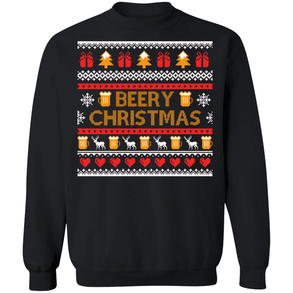 Beery Christmas Holiday Beer Ugly Sweater sweatshirt