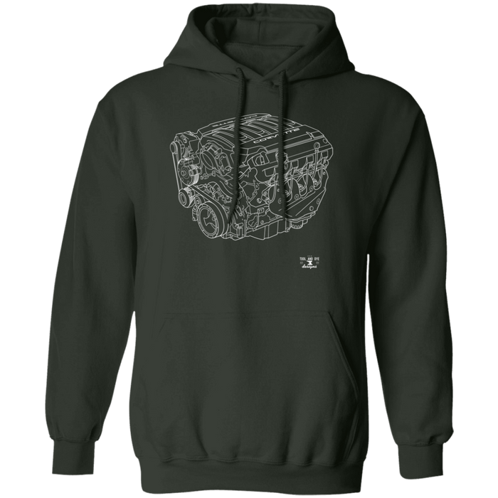 Engine Series Hoodie LT1 Corvette Hoodie