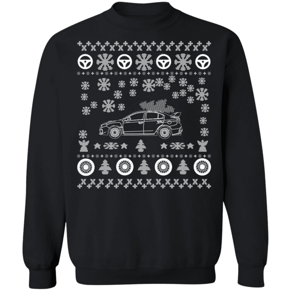 Japanese Car WRX STI V2 Ugly Christmas Sweater