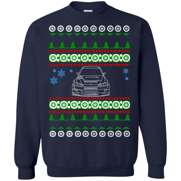 Evo Voltex front ugly christmas sweater sweatshirt