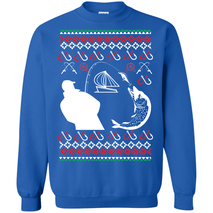 Fishing Fisherman Ugly Christmas Sweater sweatshirt