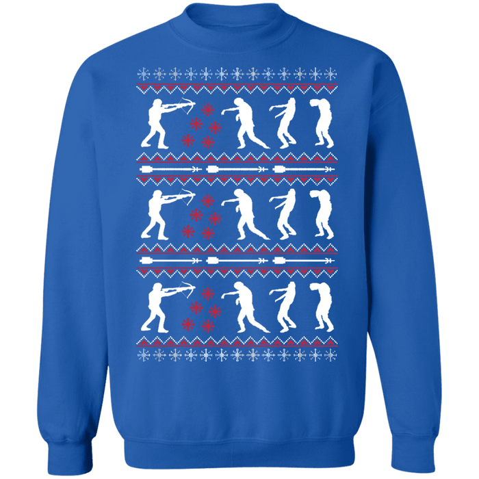 Zombie Archery Ugly Christmas Sweater