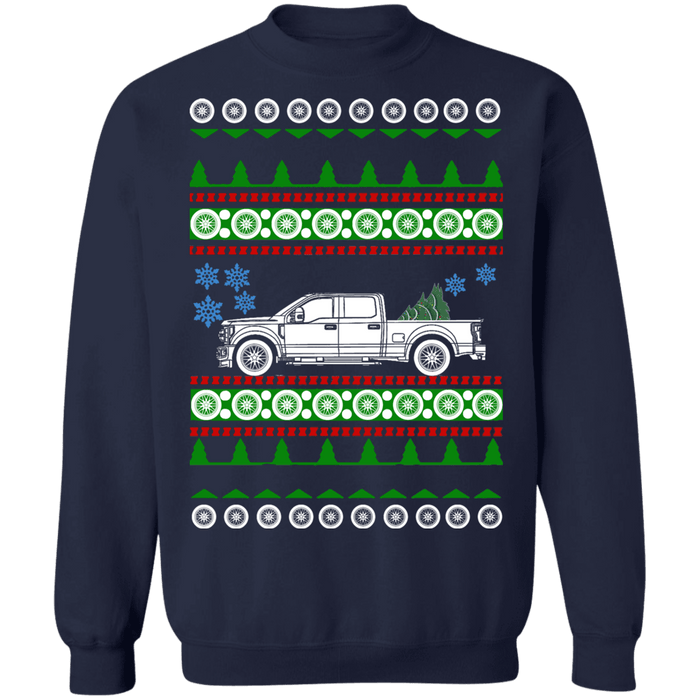 Truck 2019 Ford F250 Ugly Christmas Sweate Sweatshirt