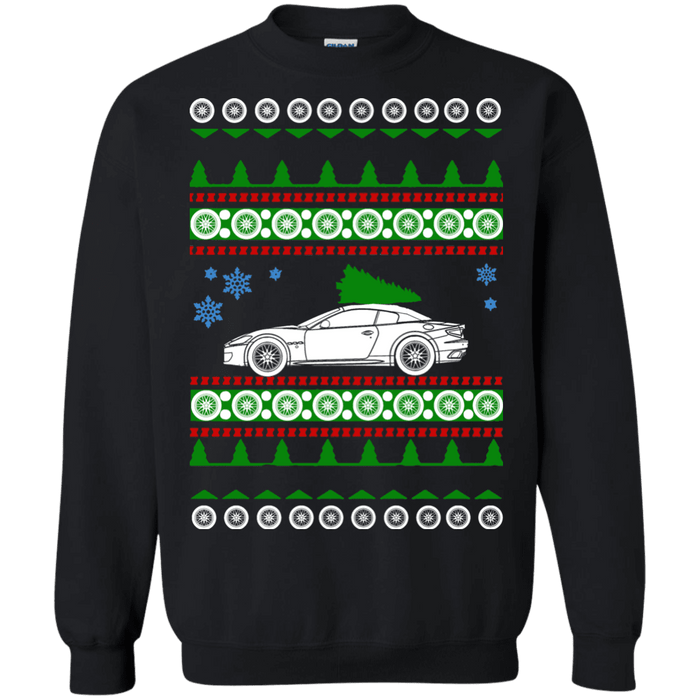 Maserati GranTurismo 2014 ugly christmas sweater sweatshirt