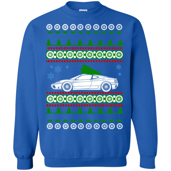 Exotic Car 360 Modena Ferrari Ugly Christmas Sweater sweatshirt