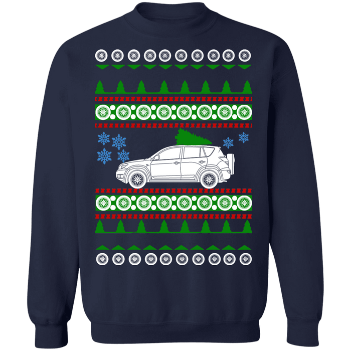 SUV Ugly Christmas Sweater RAV4 3rd Generation Toyota sweatshirt