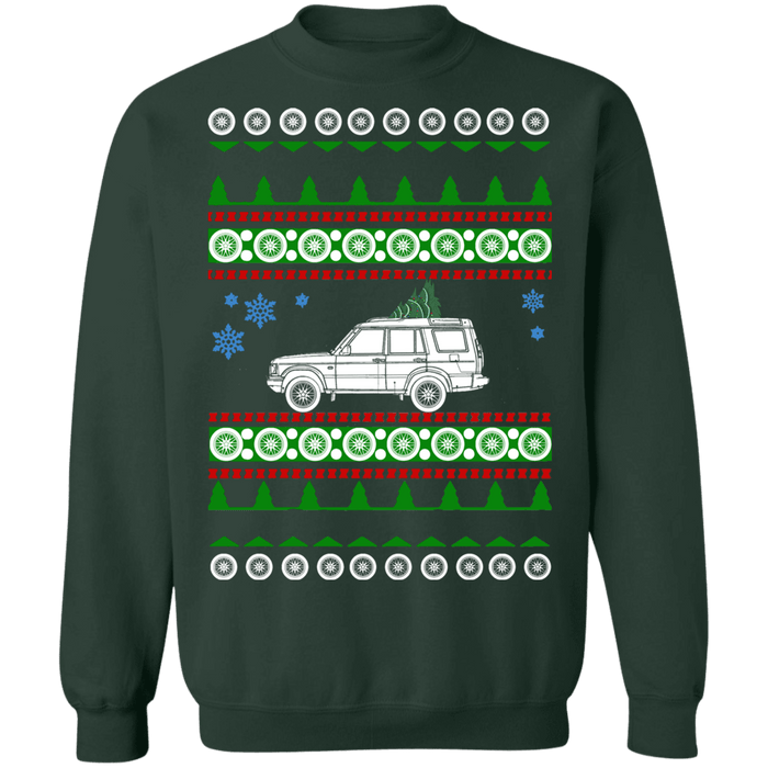 Land Rover Discovery II 2004 Ugly Christmas Sweater Sweatshirt sweatshirt