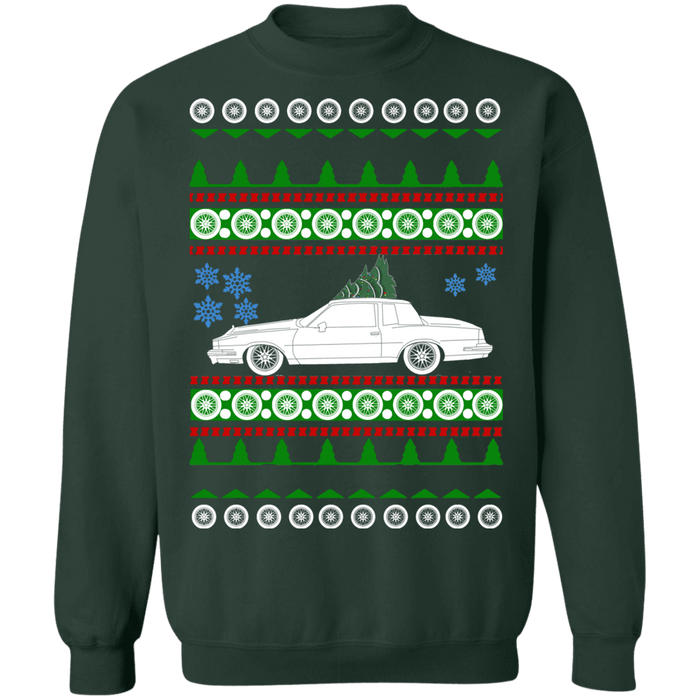 Car 1985 Pontiac Grand Prix Ugly Christmas Sweater Sweatshirt