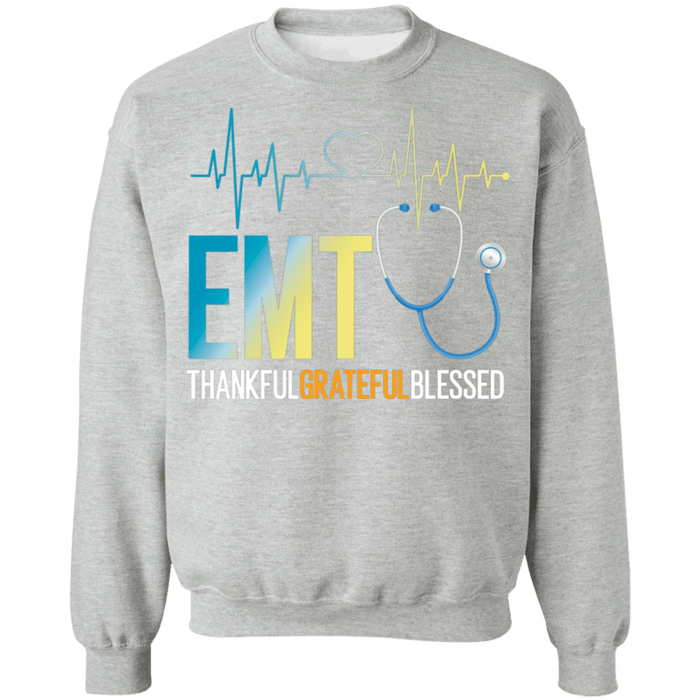 EMT Emergency Medical Technician Thankful Sweater