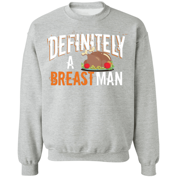 Definitely A Breast Man Thanksgiving Sweater