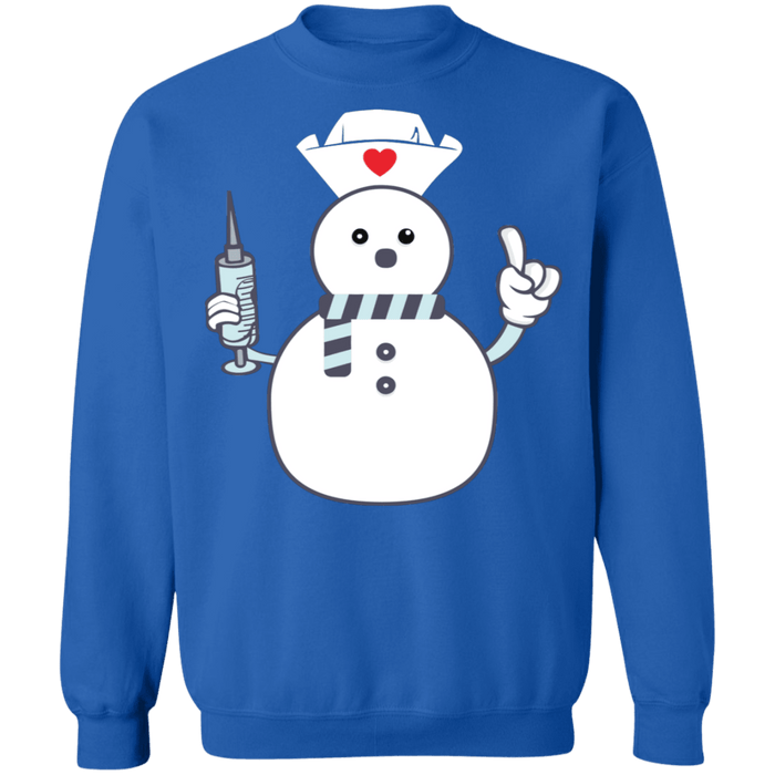 Nursing Snowman Ugly Christmas Sweater Sweatshirt