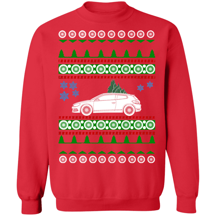 German car like a MK3 Scirocco Ugly Christmas Sweater Sweatshirt