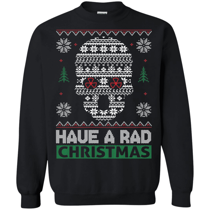 X-ray Technician Skull RAD Ugly Christmas Sweater sweatshirt