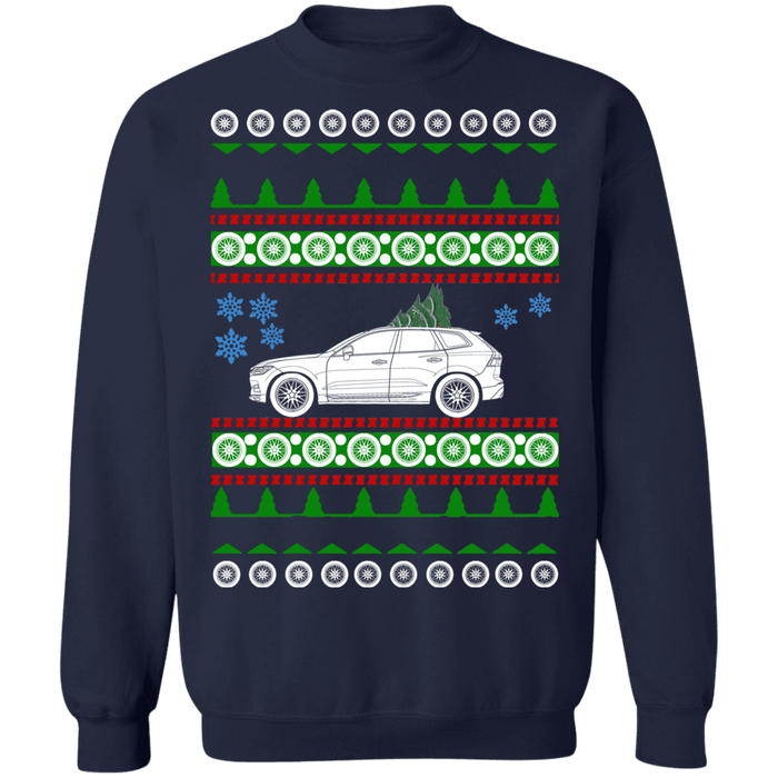 Car like 2nd gen Swedish Car like a  XC60 Ugly christmas sweater