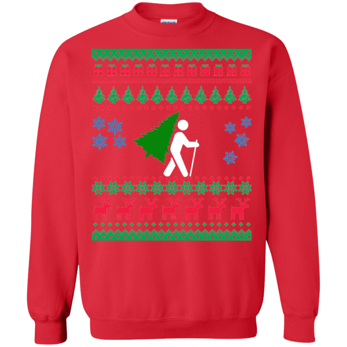 Hiking and Backpacking Ugly Christmas Sweater sweatshirt