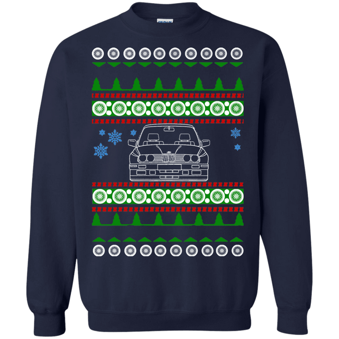 BMW E30 M3 front view Ugly Christmas Sweater sweatshirt