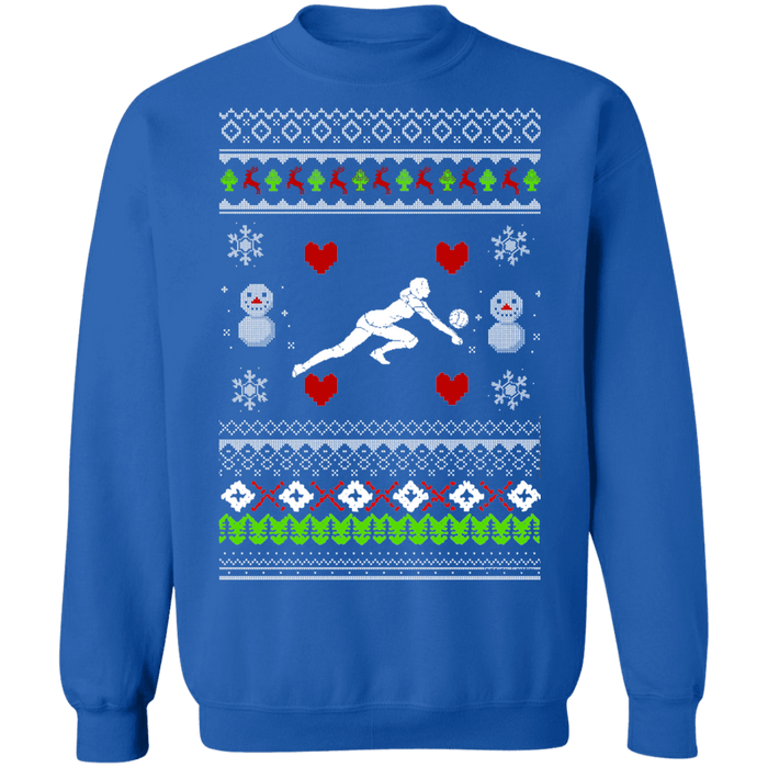 Volleyball Ugly Christmas Sweater Sweatshirt