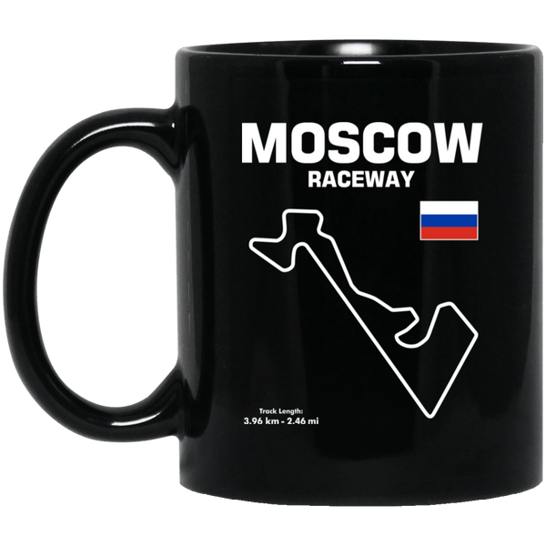 Track Outline Moscow Raceway Coffee Mug