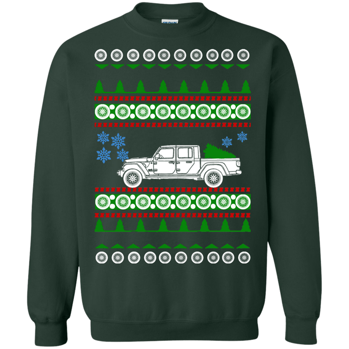 Pick Up off road american vehicle Gladiator Ugly Christmas Sweater sweatshirt