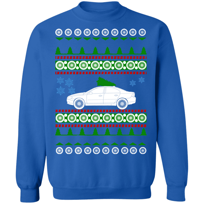 Swedish Car like a  S80 Second Generation Ugly Christmas Sweater sweatshirt