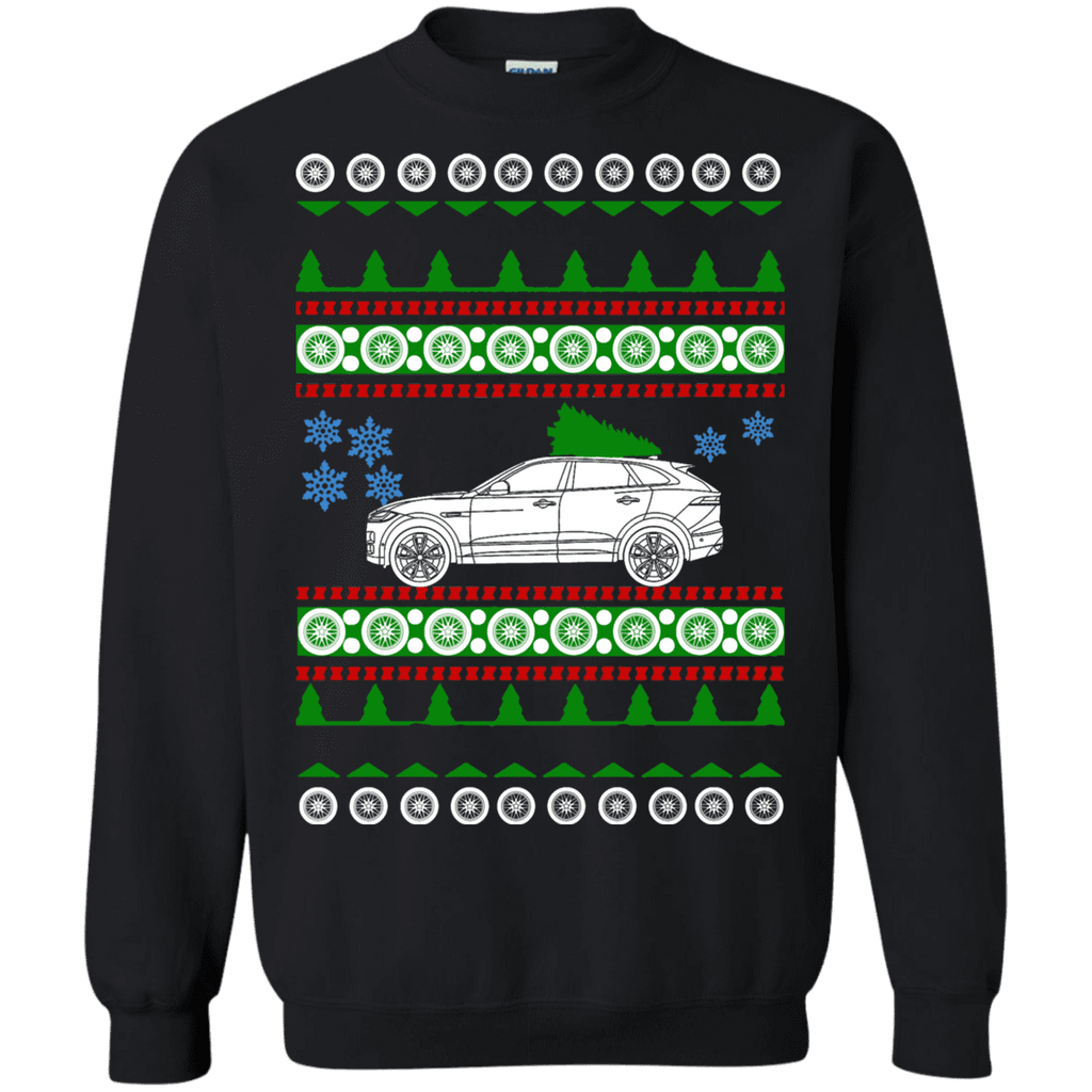 SUV Ugly Christmas Sweater Jaguar F Pace sweatshirt