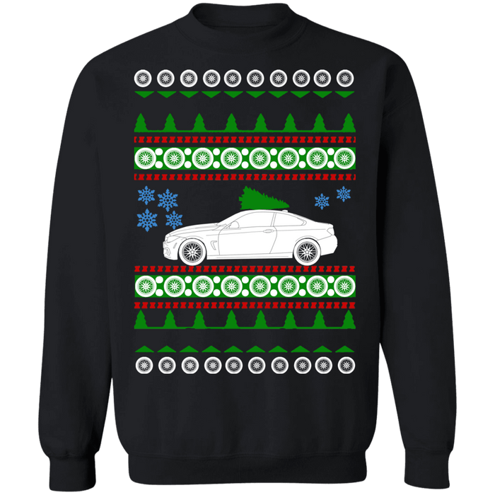 German Car Ugly Christmas Sweater BMW 435i sweatshirt