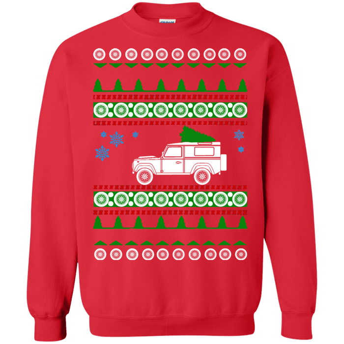 Land Rover Defender 90 Ugly Christmas Sweater sweatshirt