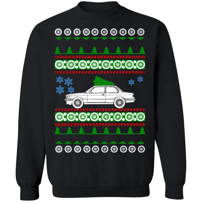 German Car Ugly Christmas Sweater BMW E21 sweatshirt