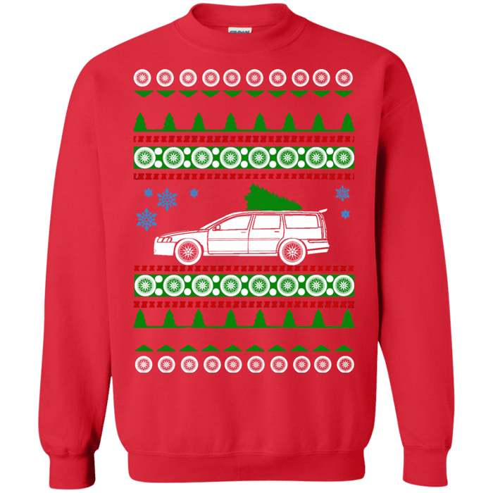 Swedish Car like a  V70R Ugly Christmas Sweater new sweatshirt