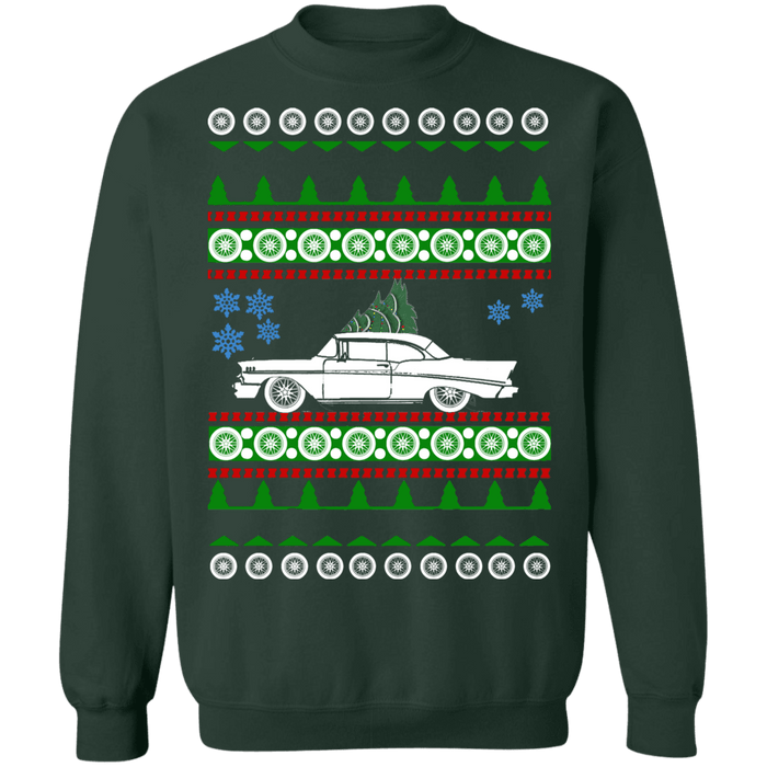 Chevy Bel Air 1956 Ugly Christmas Sweater