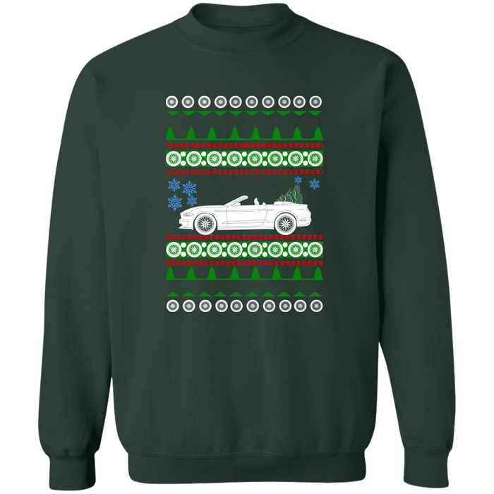 2018 Convertible Mustang Ugly Christmas Sweater Sweatshirt