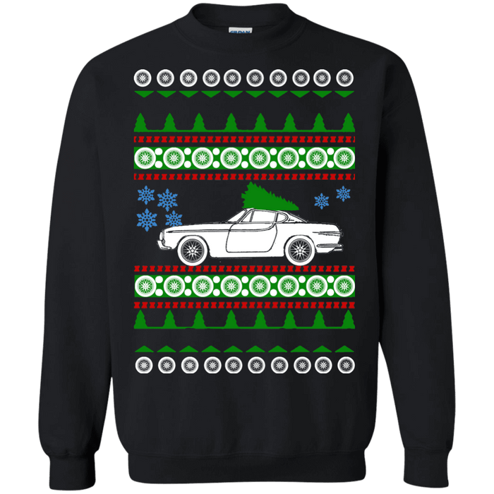 Swedish Car like a  P1800 1967 Ugly Christmas Sweater sweatshirt