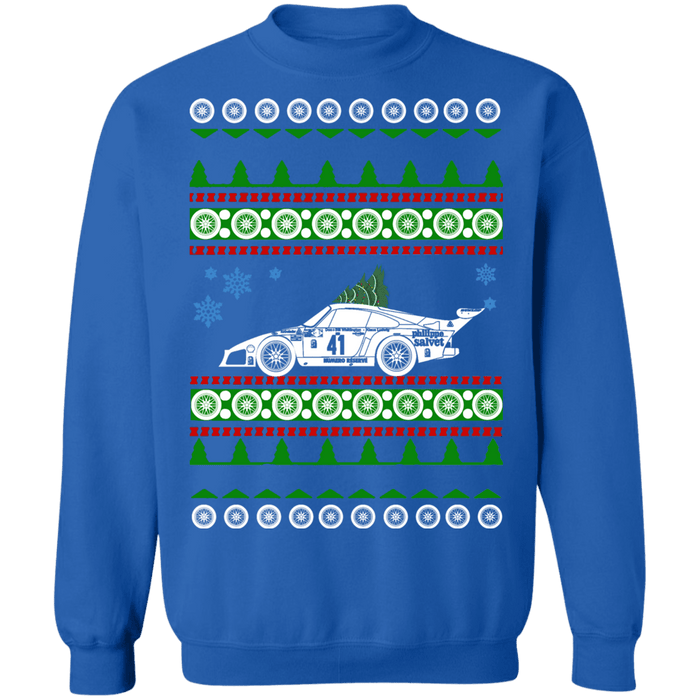 German Race Car like Porsche 935 ugly Christmas Sweater sweatshirt