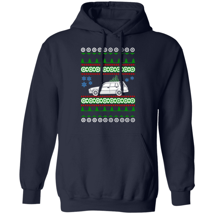 Car like 1985 Toyota Tercel Wagon SR5 Ugly Christmas Sweater Hoodie