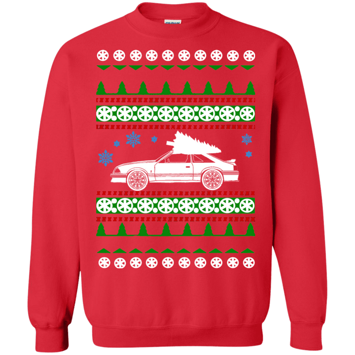 Ford Mustang FoxBody 1980s Ugly Christmas Sweater sweatshirt