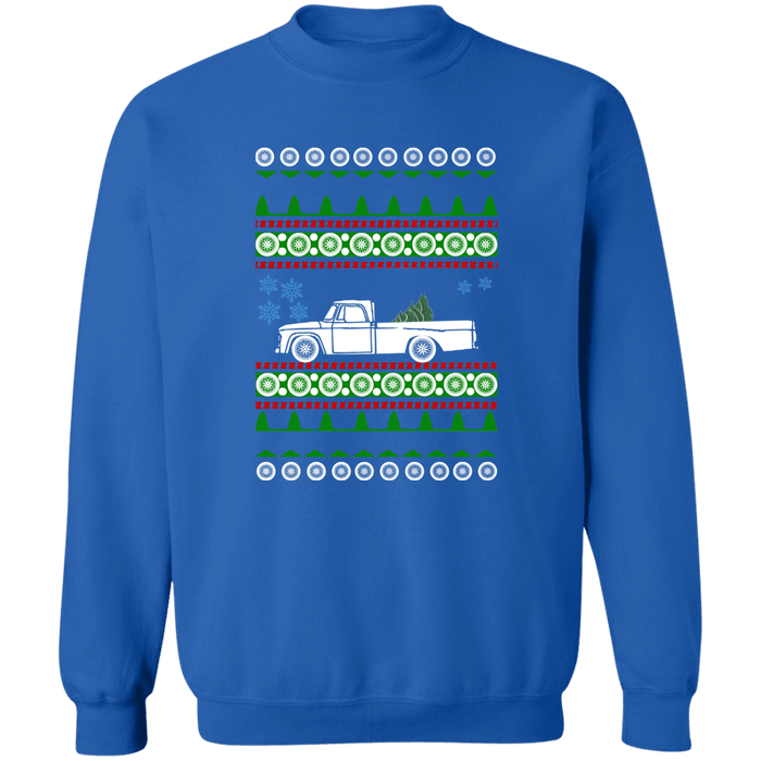 truck like a D100 1st gen 1964 Ugly Christmas Sweater Sweatshirt