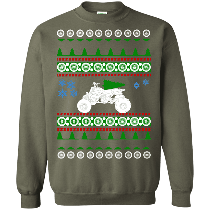 Yamaha Banshee ATV Ugly Christmas Sweater 4 wheeler sweatshirt