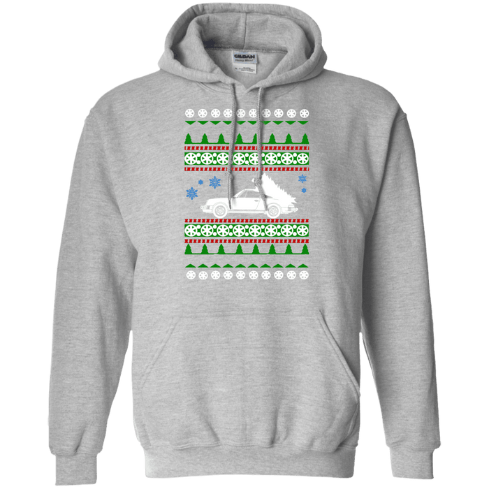 german car similar to a 930 Turbo Ugly Christmas Sweater Hoodie