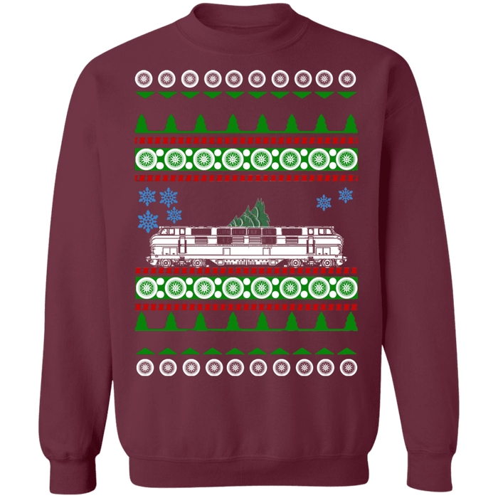 Train Locomotive Ugly Christmas Sweater