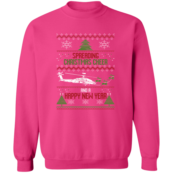 Apache Spreading Christmas Cheer Ugly Christmas Sweater Sweatshirt