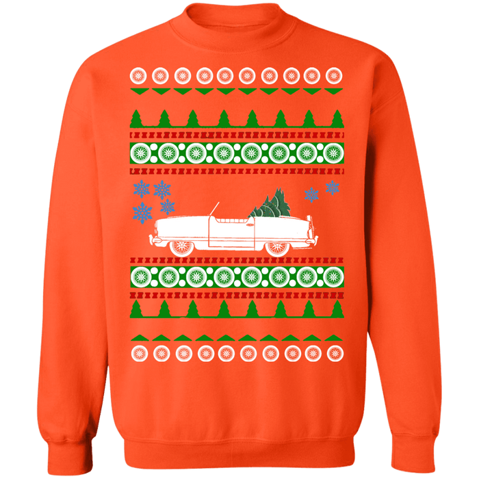 Car like Nash Metropolitan Ugly christmas sweater sweatshirt 1955