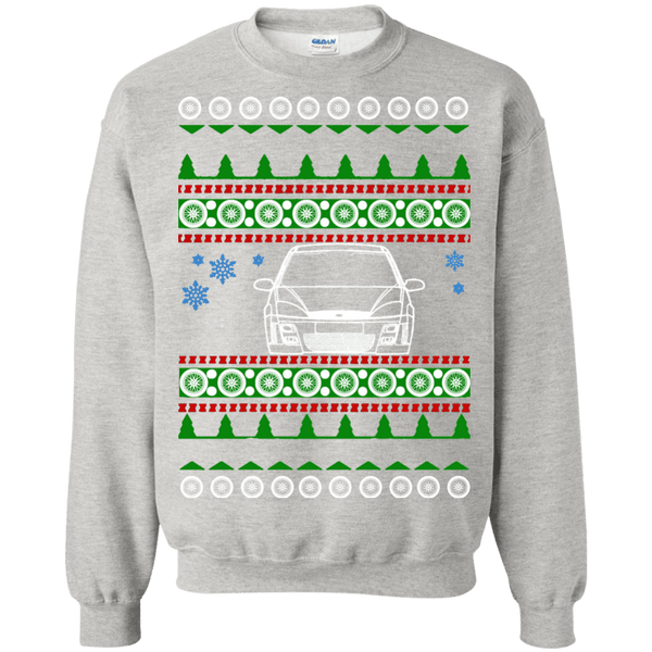 Ford Focus mk1 front outline ugly christmas sweater sweatshirt