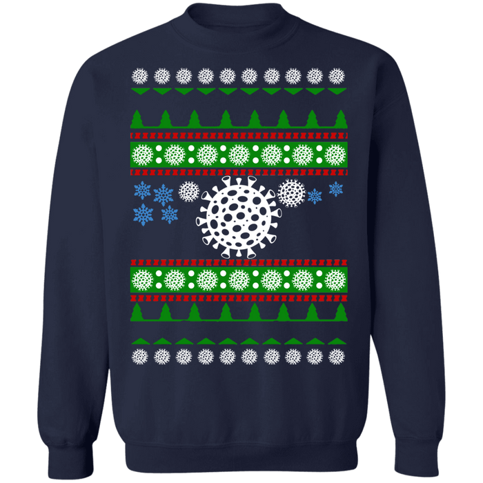 Coronavirus COVID-19 Ugly Christmas Sweater Sweatshirt