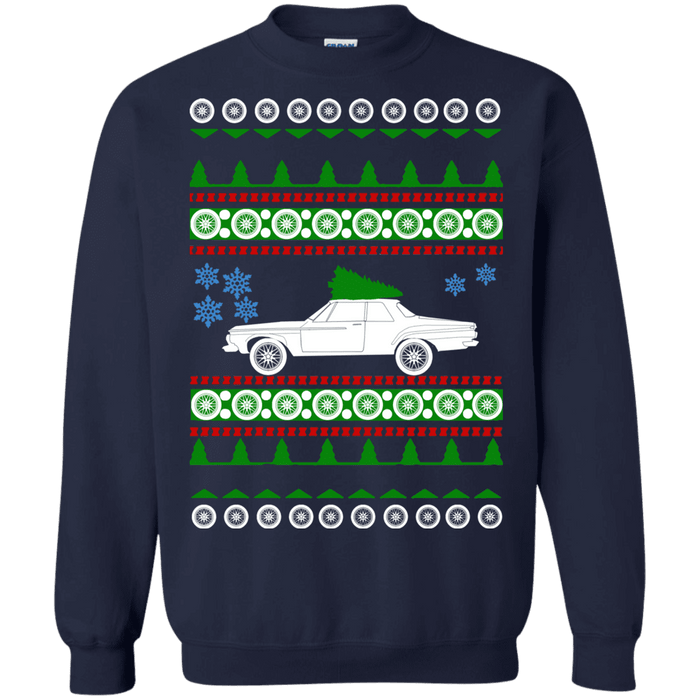 american car or truck like a  Dart 1962 Ugly Christmas Sweater sweatshirt