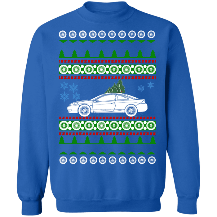 American Car Mercury Cougar 2001 Ugly Christmas Sweater Sweatshirt